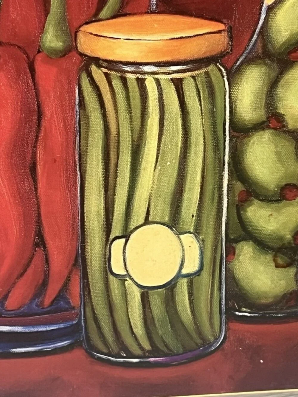 Will Rafuse Fancy Oils III Target 2004 Print Hanging Wall Decor 8” X 10” Olives